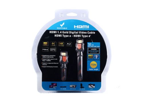 Цифровой видеокабель HDMI 1.4 с ETHERNET, 10 м
