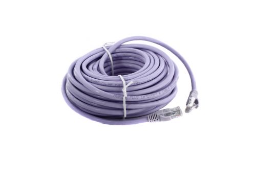 Сетевой кабель с коннектором, 15 м, серый