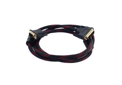 Кабель VGA-DVI RoHS 1.5 м, черный