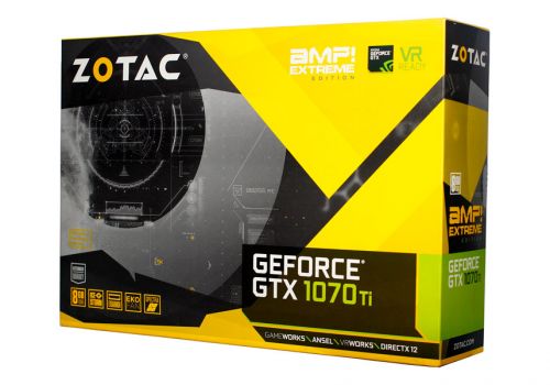 Видеокарта ZOTAC GeForce GTX 1070 Ti AMP Extreme, 8GB, GDDR5