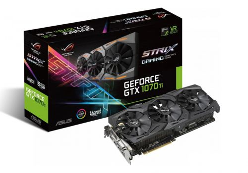 Видеокарта ASUS GeForce GTX 1070 Ti Strix Gaming, 8GB, GDDR5