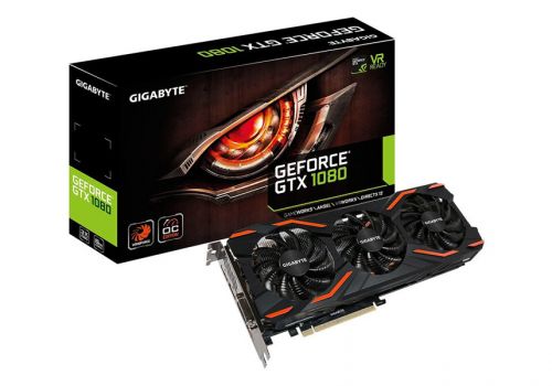 Видеокарта GIGABYTE GeForce GTX 1080 WINDFORCE, 8GB, GDDR5X