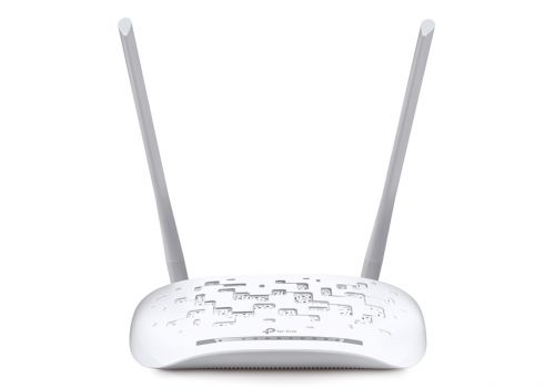 TP-Link TD-W8968, Wi-Fi роутер с ADSL2+ модемом и портом USB, 300 Мбит/с, белый