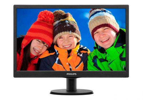 Монитор PHILIPS 193V5LSB2, 18.5", 1366 x 768, черный
